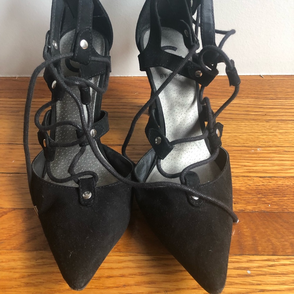 Guess high heels lace up evening shoes